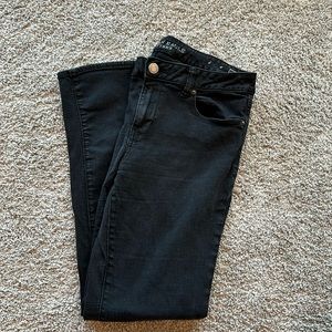 American Eagle Black Skinny Jeans, Size 14R